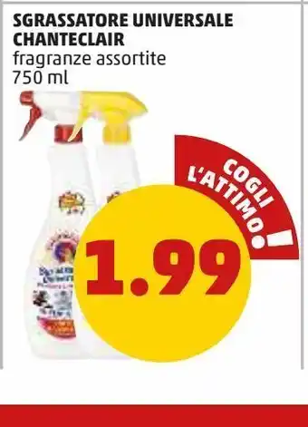 PENNY Sgrassatore universale chanteclair fragranze assortite 750 ml offerta