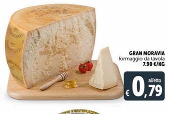 Deco Supermercati Gran moravia formaggio da tavola offerta