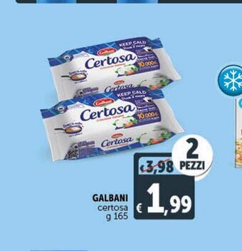 Deco Supermercati Galbani certosa g 165 offerta