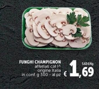 Deco Supermercati Funghi champignon offerta