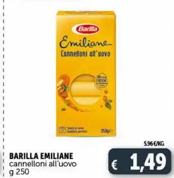 Deco Supermercati Cannelloni barilla emiliane offerta