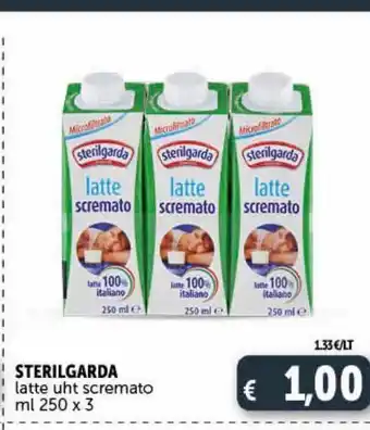 Deco Supermercati Latte scremato sterilgarda offerta