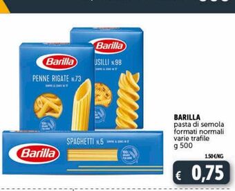 Pasta di semola barilla