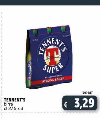 Deco Supermercati Birra tennent's offerta