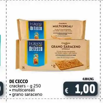 Deco Supermercati Crackers de cecco offerta