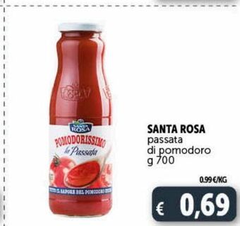 Deco Supermercati Passata di pomodoro santa rosa offerta