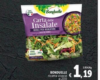 Deco Superstore Bonduelle ricetta vivace g 200 offerta