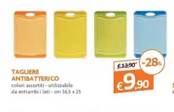 Famila Tagliere Antibatterico 36,5cm x 25 offerta