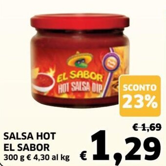 El Sabor Salsa Hot 300 g