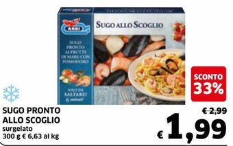 Ecu Discount Sugo Pronto Allo Scoglio 300 g offerta