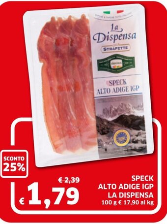 La Dispensa Speck Alto Adige IGP 100 g