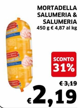 Ecu Discount Salumeria & Salumeria Mortadella 450 g offerta