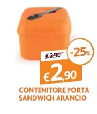 Famila Contenitore Porta Sandwich Arancio offerta