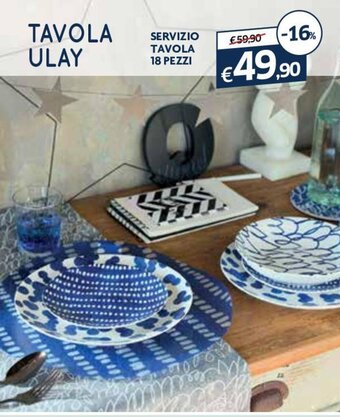 Famila Servizio Tavola 18 pezzi offerta