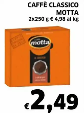 Ecu Discount Motta Caffè Classico 2x250 g offerta