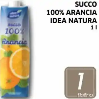 Ecu Discount Idea Natura Succo 100% Arancia 1l offerta