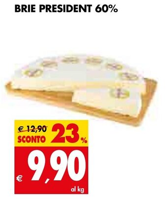 Tigros Brie President 60% offerta