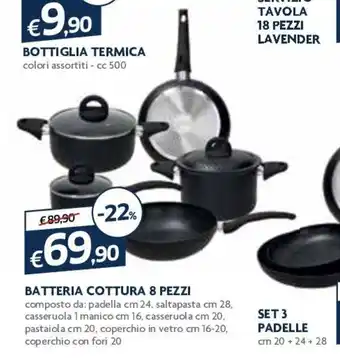 Famila Batteria Cottura 8 pezzi offerta