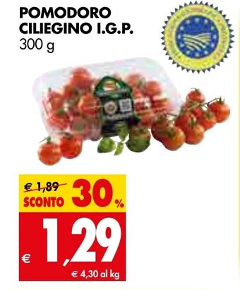 Tigros Pomodoro Ciliegino I.G.P. 300 g offerta