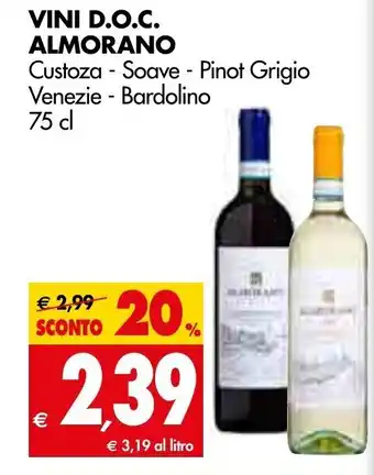 Tigros Almorano Vini D.O.C. 75 cl offerta