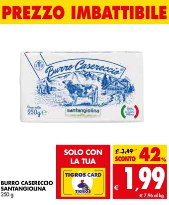 Burro Casereccio Santangiolina 250 g
