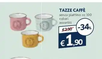 Famila Tazze Caffè 100cc offerta