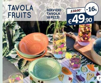 Famila Servizio Tavola 18 Pezzi offerta
