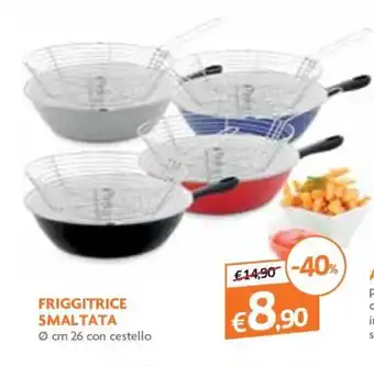Famila Friggitrice Smaltata 26cm offerta