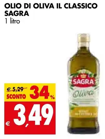 Tigros Sagra Olio di Oliva Il Classico 1 litro offerta