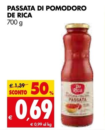 Tigros De Rica Passata di Pomodoro 700g offerta