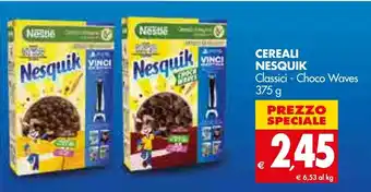 Tigros Nesquik Cereali 375 g offerta