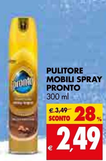 Pronto Pulitore Mobili Spray 300 ml