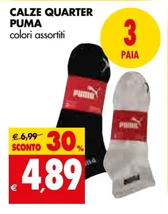 Tigros Puma Calze Quarter offerta