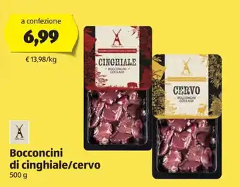 ALDI Bocconcini di cinghiale/cervo 500 g offerta