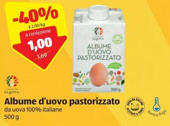 ALDI Albume d'uovo pastorizzato 500 g offerta
