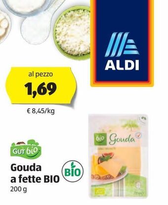 ALDI Gouda a fette bio 200 g offerta