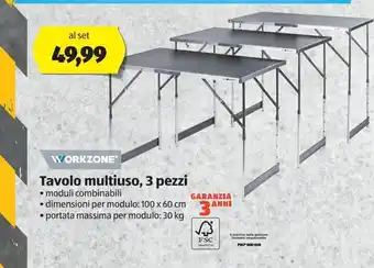 ALDI Tavolo multiuso work zone offerta