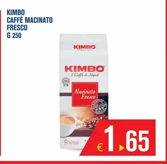 Adhoc Caffè macinato fresco kimbo g 250 offerta
