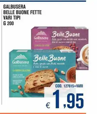 Galbusera belle buone fette vari tipi g 200