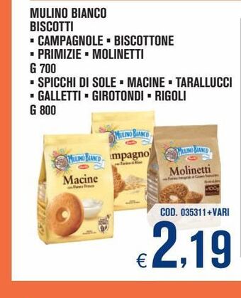Biscotti mulino bianco