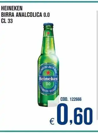 Adhoc Birra analcolica heineken cl 33 offerta