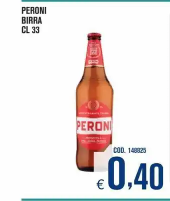 Adhoc Birra peroni cl 33 offerta