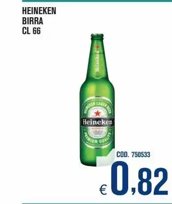 Adhoc Birra heineken cl 66 offerta