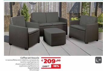 Bricocenter Coffee set vesuvio offerta