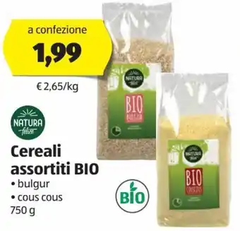 ALDI Natura felice Cereali assortiti Bio 750 g offerta