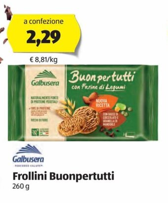 ALDI Galbusera Frollini Buonpertutti 260 g offerta