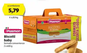 ALDI Plasmon Biscotti baby 2 x 600 g offerta