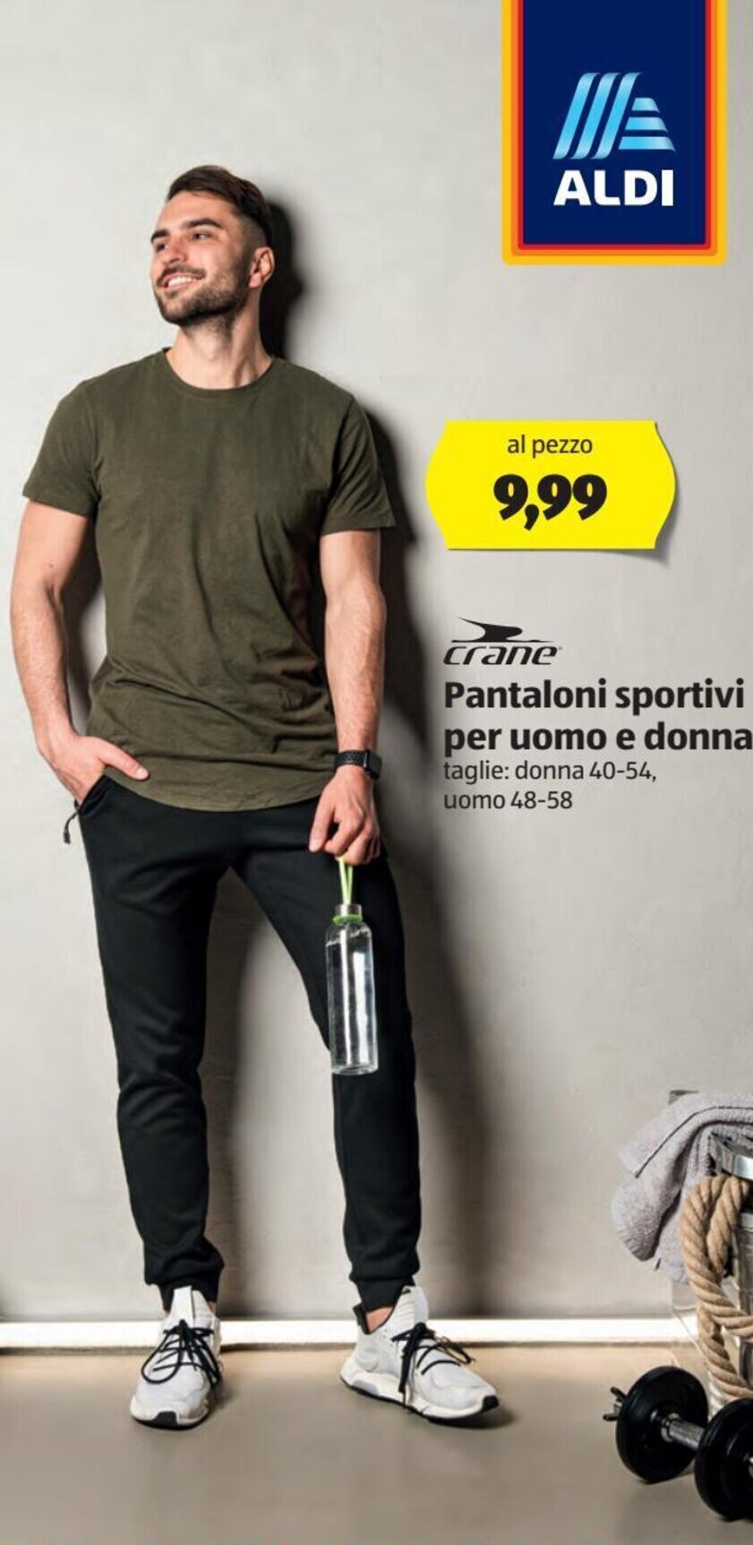 Crane Pantaloni sportivi invernali per uomo e donna offerta di ALDI
