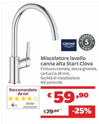 Bricocenter Miscelatore offerta