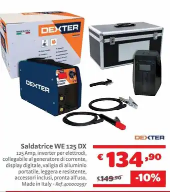 Saldatrice we 125 dx